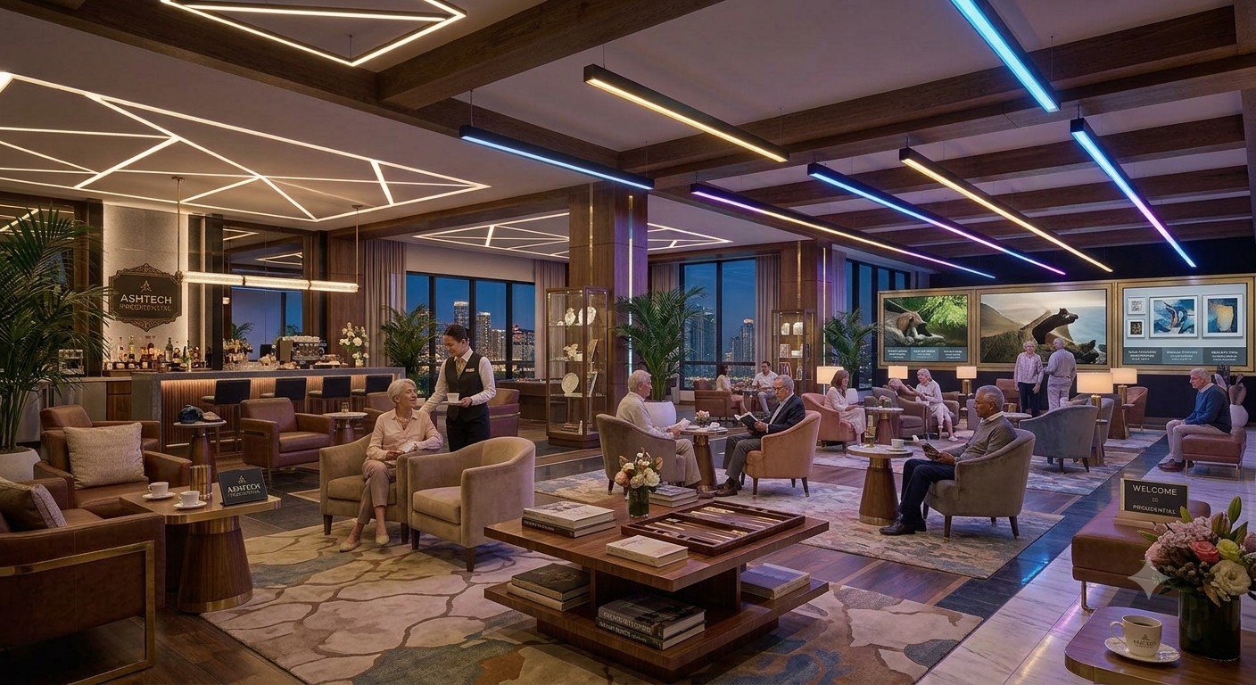 Senior Citizen Lounge - Ashtech Presidential Towers